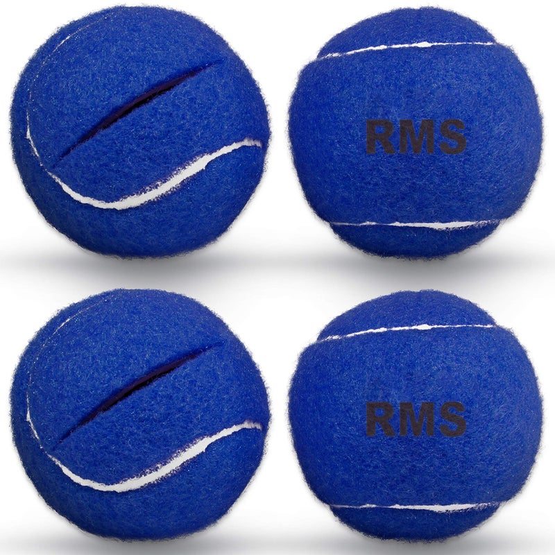 RMS Walker Glide Balls A Set of 4 Balls with Precut Opening for Easy Installation Fit Most Walkers Blue